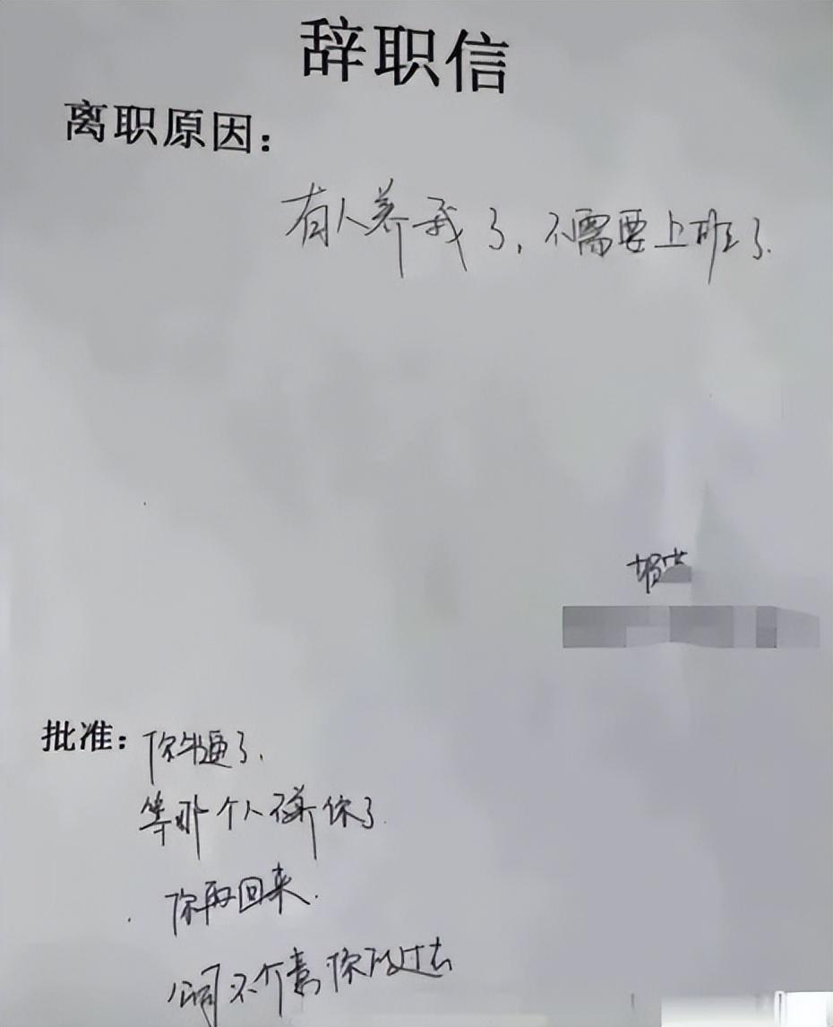 “有人養(yǎng)我不上班了”,00后囂張辭職信走紅,老板回復盡顯格局(圖5) “有人養(yǎng)我不上班了”,00后囂張辭職信走紅,老板回復盡顯格局(圖5)